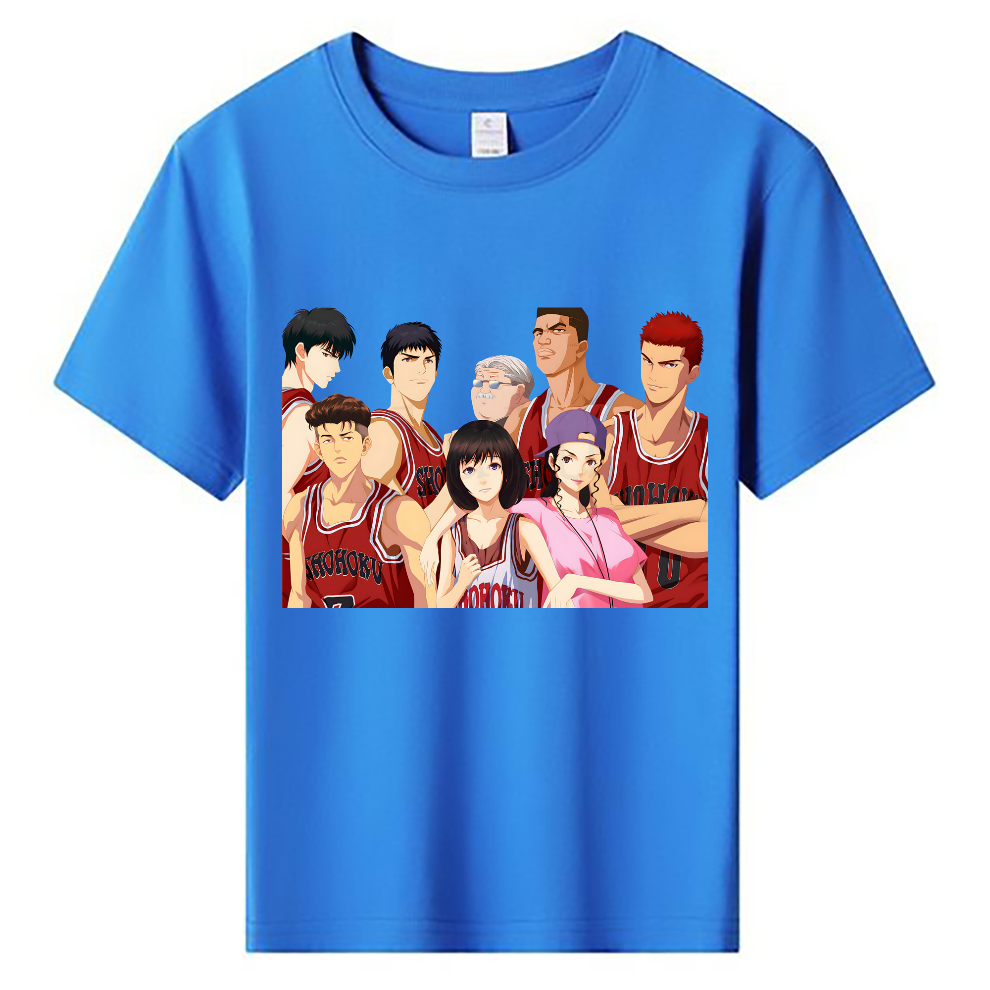 （画像用） SLAM DUNK／スラムダンク 綿100％キッズTシャツ（フロントプリント）